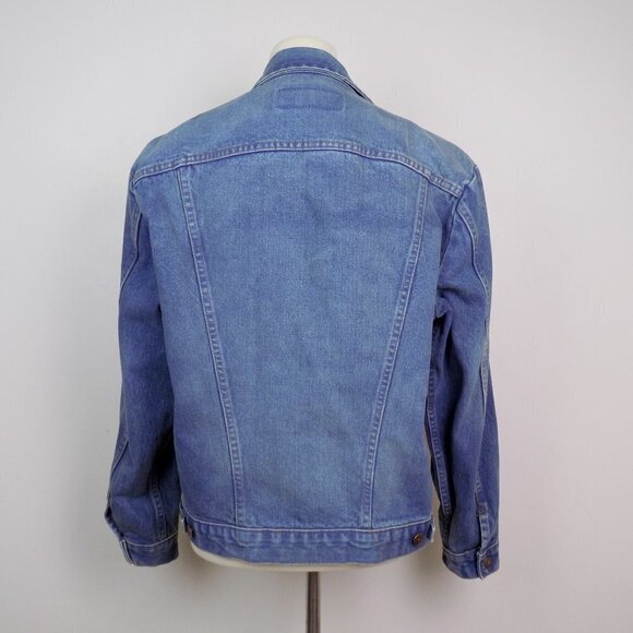 vintage wranglers denim jacket classic minimalist timeless - Picture 8 of 10